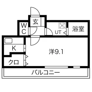 MRR宇都宮【715号室】の間取り