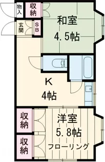 WHITE TERRACE【1階】の間取り