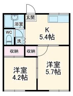 リブレス佐倉Ⅱ【1階】の間取り