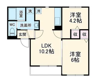 NOBLE【3階】の間取り