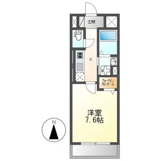 アーバンプレイス【1階】の間取り