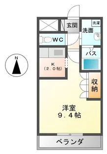 パーシモン【2階】の間取り