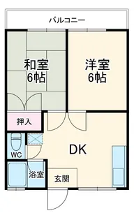 ブランパレス【2階】の間取り