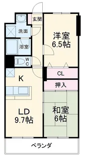 ローザヴィヴァーチェ【306号室】の間取り