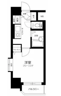 フェニックス幡ヶ谷壱番館【5階】の間取り