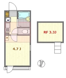 ノーザンロード扇大橋【3階】の間取り