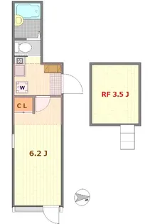 ノーザンロード扇大橋【3階】の間取り