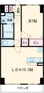 グラース リオ【2階】の間取り