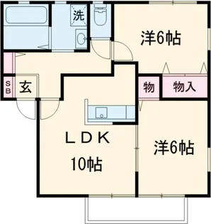 レジデンス・ノヴァ G【1階】の間取り