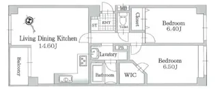 グランディール【3階】の間取り