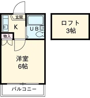 リバティー荒子【2階】の間取り