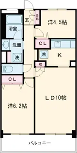 ミリアレジデンス大岡山【4階】の間取り