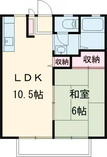 ウインディア今泉A【2階】の間取り