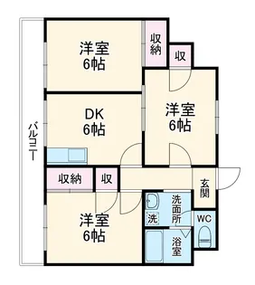 コーポエデン【1階】の間取り