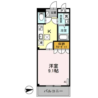 Jupiter【1階】の間取り