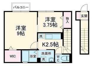 スマートFⅡ【2階】の間取り
