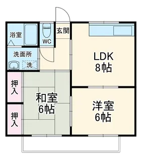エスポハイム【2階】の間取り