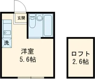 ライフピアブラウン【1階】の間取り