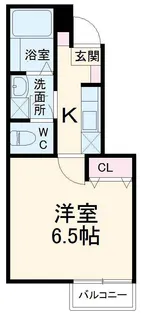 クレア春日部【1階】の間取り