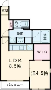 TASUKI RICHESSE HIGASHI−KOENJI【1階】の間取り