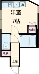 雑司が谷flats【1階】の間取り