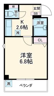 ル・クマガイ【2階】の間取り