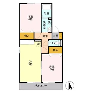 エターナル・ハピネス【2階】の間取り