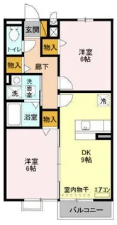 メゾンヴェールSYOEI【2階】の間取り