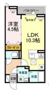 アヴァンス江戸川【2階】の間取り