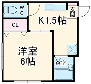 Brighton【1階】の間取り
