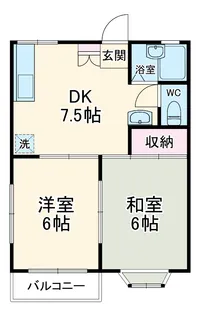 ブランメゾン長後【2階】の間取り
