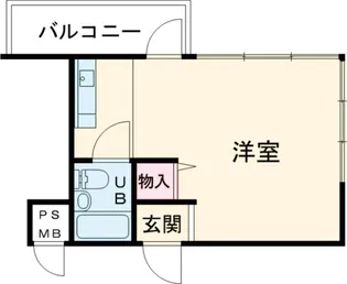 スカイコート池袋第2【4階】の間取り