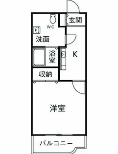 ハモーサ湘南【2階】の間取り