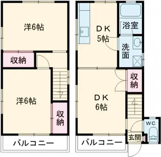 アレストヤナセA【1階】の間取り