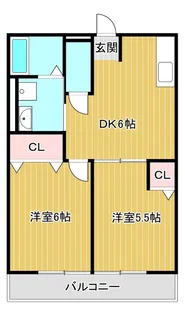 シティハイムアサダ【102号室】の間取り