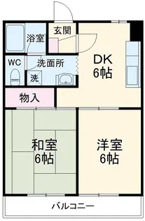 MANSION EVER GREEN【2階】の間取り