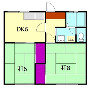 南鴨宮サニーハイツ【103号室】の間取り