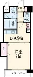 プレジール【5階】の間取り