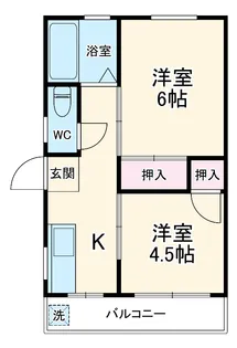 ララ北寺尾【2階】の間取り