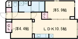 エルファーロ駒沢公園Ⅰ【4階】の間取り