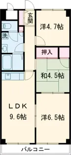 マンション桜【3階】の間取り