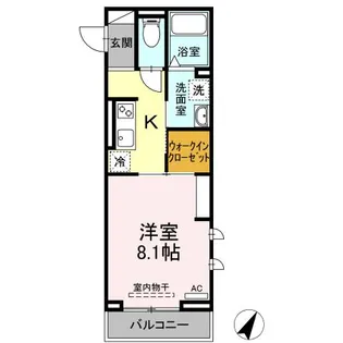 ぴりか【2階】の間取り