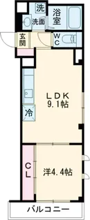 メゾンフォーシーズンズ【2階】の間取り