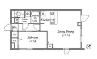 LIVART SEASON南台【5階】の間取り