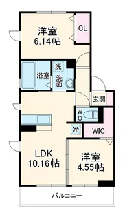 シエル クレール【3階】の間取り