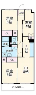 PLENDY北浦和【1階】の間取り