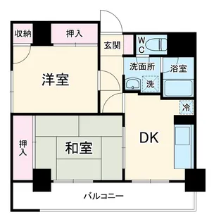 アンジェリカパレス【5階】の間取り