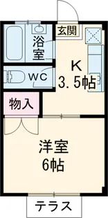 サンパーク戸祭【212号室】の間取り