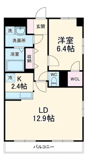柏808タワー【8階】の間取り
