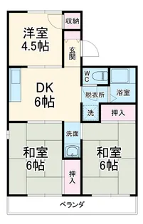 サンハイツⅡ【2階】の間取り